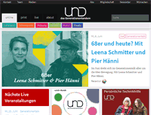 Tablet Screenshot of generationentandem.ch